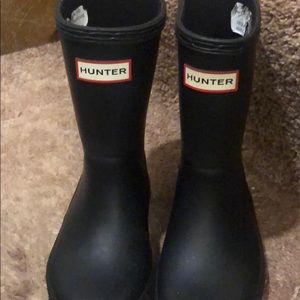 Classic black toddler hunter boots